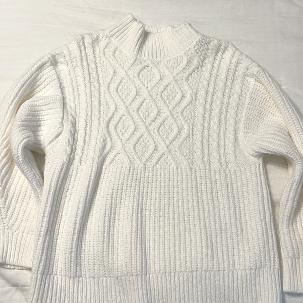 Cozy cable knit sweater